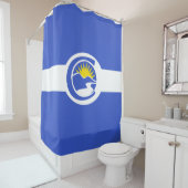 100周年記念州旗（コロラド州） シャワーカーテン (インサイチュ)