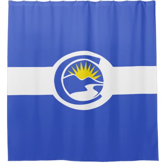 100周年記念州旗（コロラド州） シャワーカーテン (正面)