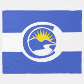 100周年記念州旗（コロラド州） フリースブランケット (正面(横))