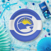 100周年記念州旗（コロラド州） ペーパープレート (パーティー)