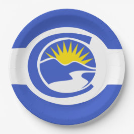 100周年記念州旗（コロラド州） ペーパープレート