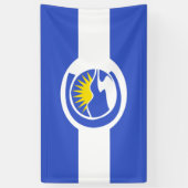 100周年記念州旗(コロラド州) 横断幕 (縦)