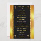 100周年記念教会、驚くべきダイヤモンド 招待状 (裏面)