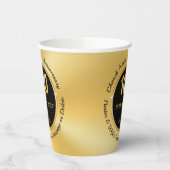 100周年記念紙杯パーソナライズされた 紙コップ (左)