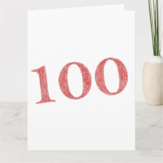 100周年 カード
