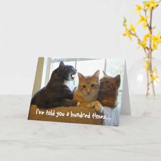 100回も… カード (黄色い花)