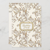 100回目のハンドレッド・グラム・オールド・ハリウッド・リージェンシー・パーティ 招待状 (正面/裏面)