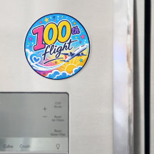 100回目のフライト カラフルな飛行機 旅行のお土産