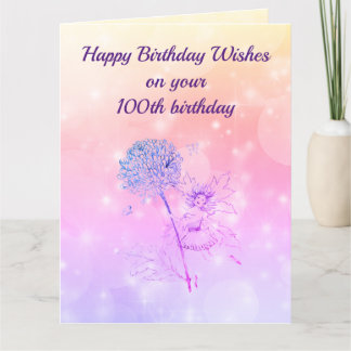 100回目の誕生日挨拶 カード