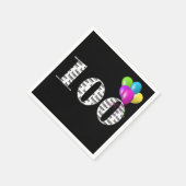 100回誕生日パーティー風船 スタンダードカクテルナプキン (角)