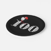 100回誕生日パーティー風船 ペーパープレート (アングル)