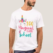 100学校ユニコーンギフト日の魔法の先生 Tシャツ (正面)