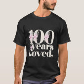 100年おばあちゃん100th Py 100 Tシャツ (正面)