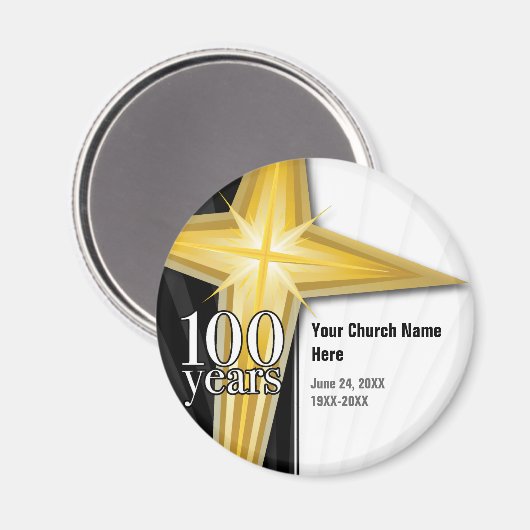 100年の教会記念日 マグネット (正面/裏面)