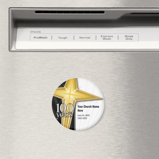 100年の教会記念日 マグネット (インサイチュ (食洗機))