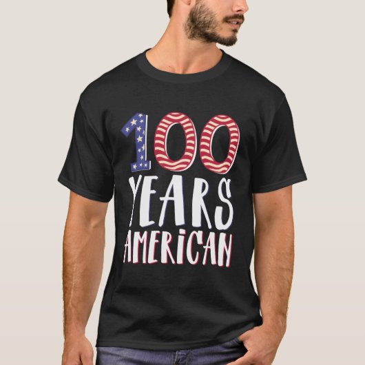 100年アメリカ100th tシャツ (正面)