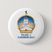 100年ボタン 缶バッジ (正面)