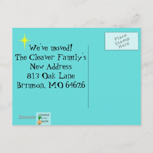 100年モダン間変更はがき 案内ポストカード (裏面)