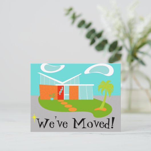 100年モダン間変更はがき 案内ポストカード (スタンド正面)