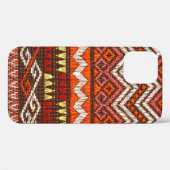 100年以上前のタイのカラフル・ハンドクラフト・ペ Case-Mate iPhoneケース (裏面 (横))