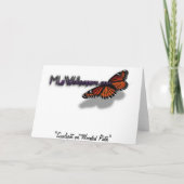 100年公園の森の道の日光 カード (裏面)