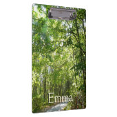 100年公園の森の道の日光 クリップボード (右)