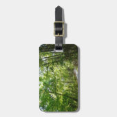 100年公園の森の道の日光 ラゲッジタグ (正面縦)