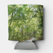 100年公園の森の道の日光 缶クーラー (裏面)