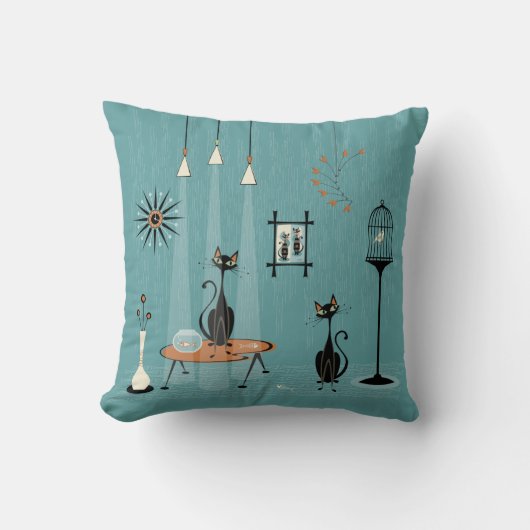 100年半ばのいたずら クッション (正面)