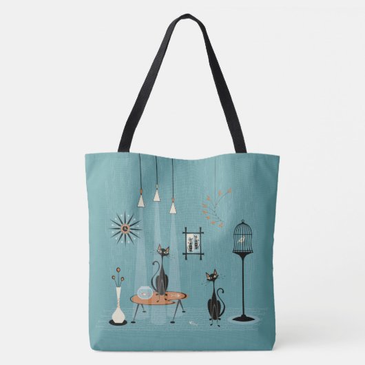 100年半ばのいたずら トートバッグ (裏面)