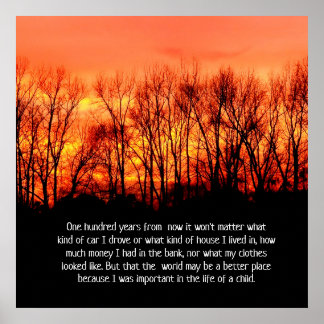 100年後 – 大きなポスター ポスター