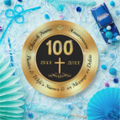 100年教会記念日パーティーアイディア100th ペーパープレート (パーティー)
