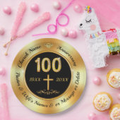 100年教会記念日パーティーアイディア100th ペーパープレート (パーティー)