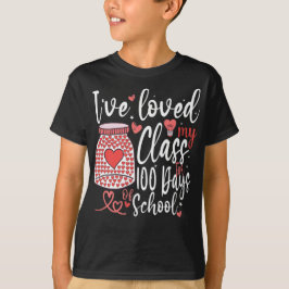 100年生の100人の日のために私のクラスを愛した Tシャツ