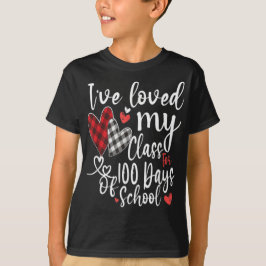 100年生の100人の日のために私のクラスを愛した Tシャツ