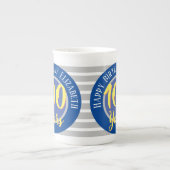 100年記念誕生日記念 ボーンチャイナマグカップ (正面)