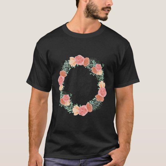 100年100花模様100th Day Tシャツ (正面)
