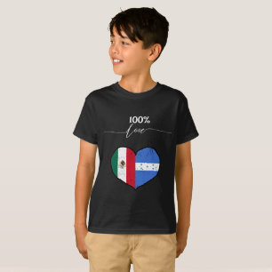100愛 ホンジュラスとメキシコのベビー Tシャツ