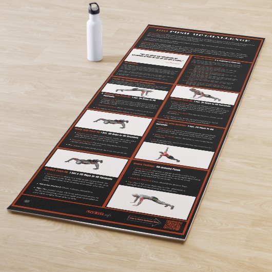 100押し上げ挑戦ヨガマット ヨガマット (インサイチュ)