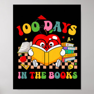 100日おめでとう 読書100日目 ポスター