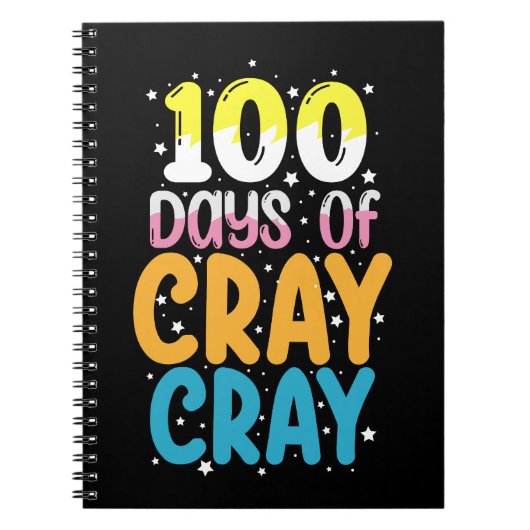 100日おめでとう！100日目の学校の先生 ノートブック (正面)
