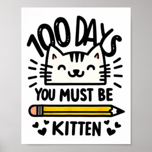 100日おもしろい学校100人の日 ポスター