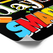 100日お祝い先生学生100 ポスター (角)