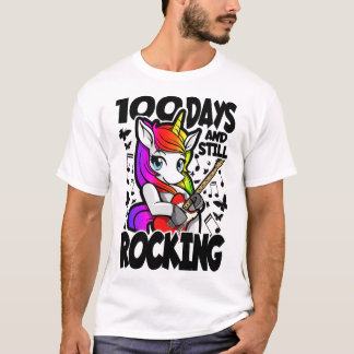 100日たっても元気 - 100日目の学校を祝おう Tシャツ