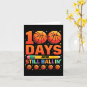 100日とまだバイルスケットル カード (黄色い花)