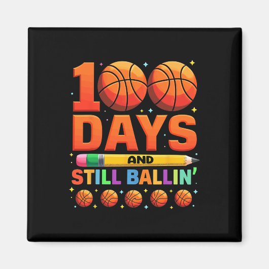 100日とまだバイルスケットル マグネット (正面)