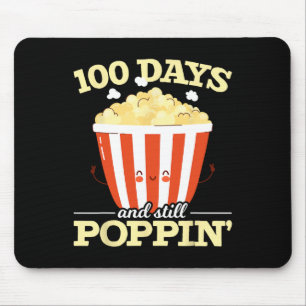 100日とスティルポピンポップコーン映画100日O マウスパッド