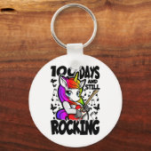 100日と未だ揺れ – 学校の日100 キーホルダー (正面)