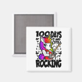 100日と未だ揺れ – 学校の日100 マグネット (正面/裏面)