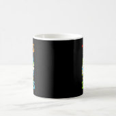 100日と私のGnomies格言100日の学校 コーヒーマグカップ (中央)